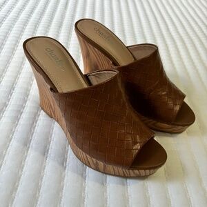 Tan Wedges - Charles David - Size 7